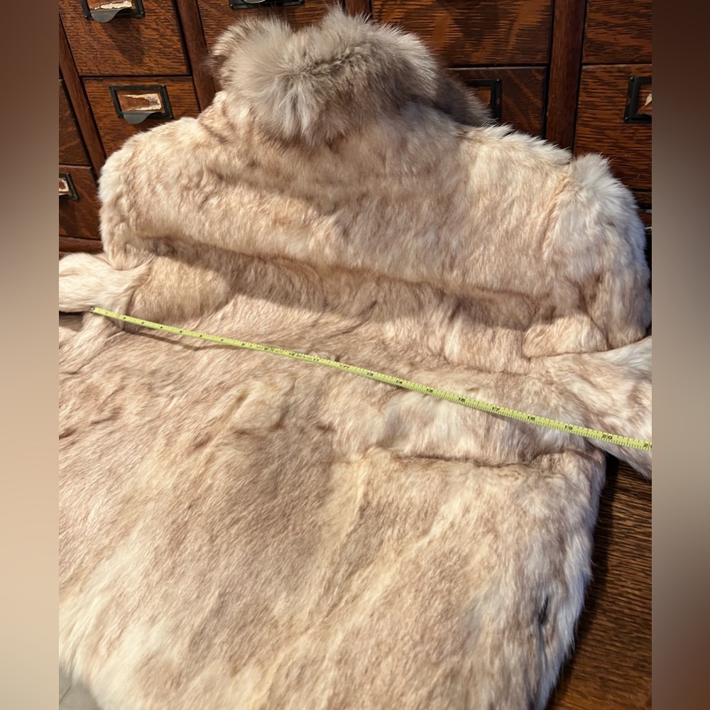 Vintage 80s Rabbit Fur Jacket - Picture 9 of 11